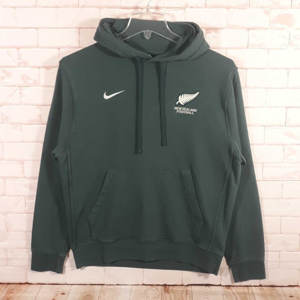 Nike New Zealand Football Soccer Hoodie Mens‎ Medium National Team Logo Green
